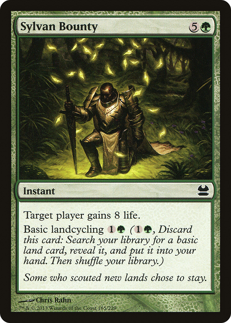 Sylvan Bounty (165) Foil - Modern Masters