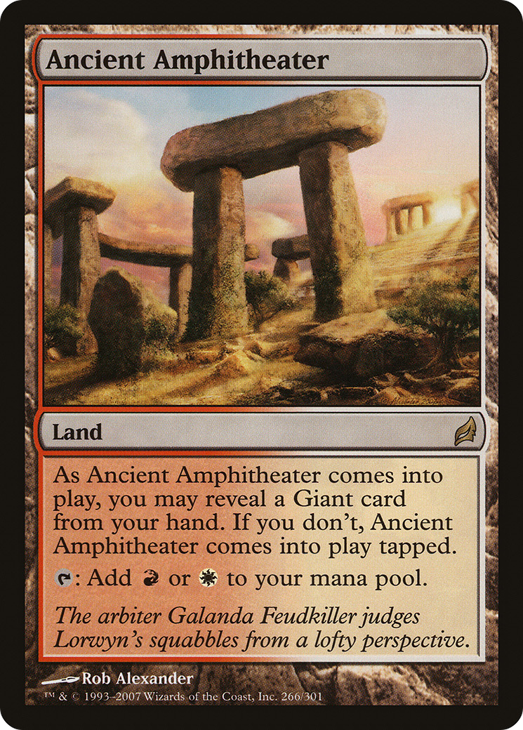 Ancient Amphitheater [Lorwyn] Foil