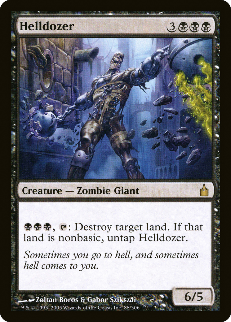 Helldozer [Ravnica: City of Guilds] Foil