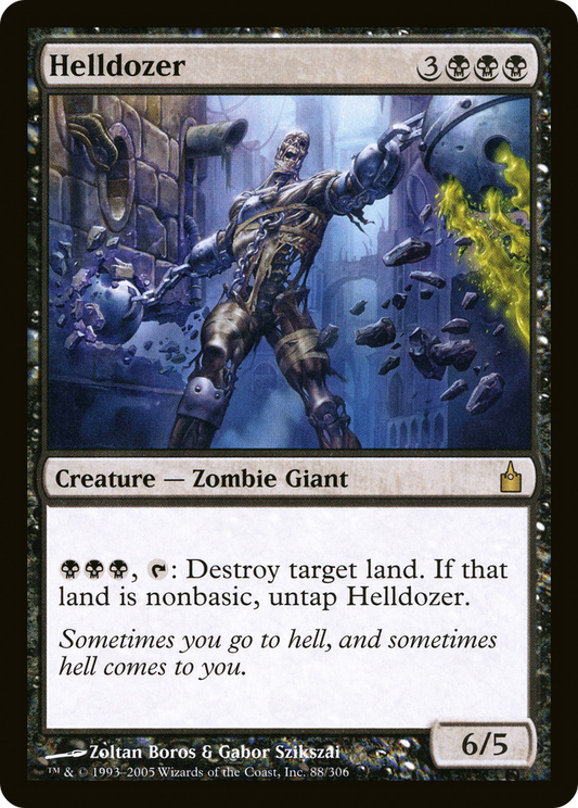 Helldozer [Ravnica: City of Guilds] Foil