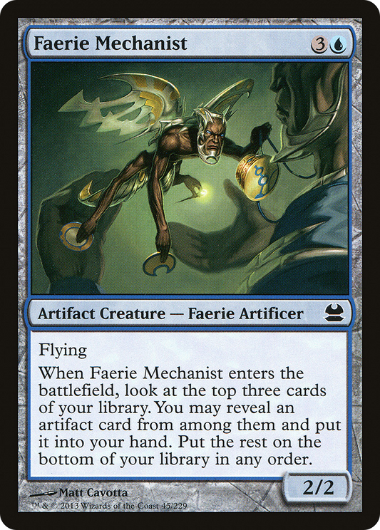 Faerie Mechanist [Modern Masters] Foil