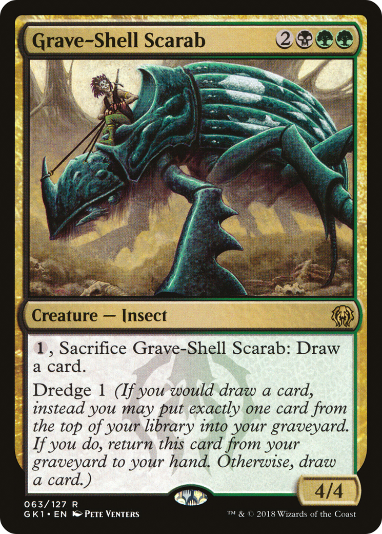 Grave-Shell Scarab [Guilds of Ravnica Guild Kit]