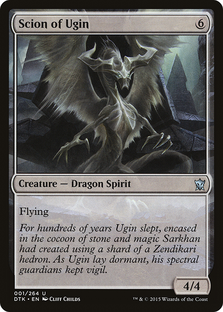 Scion of Ugin [Dragons of Tarkir] Foil