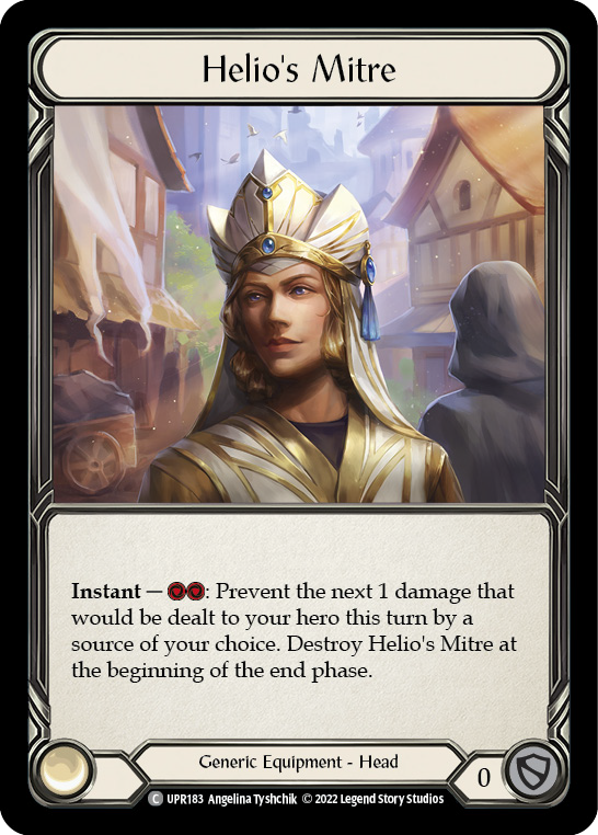 Helio's Mitre [UPR183] (Uprising)  Cold Foil | Silver Goblin