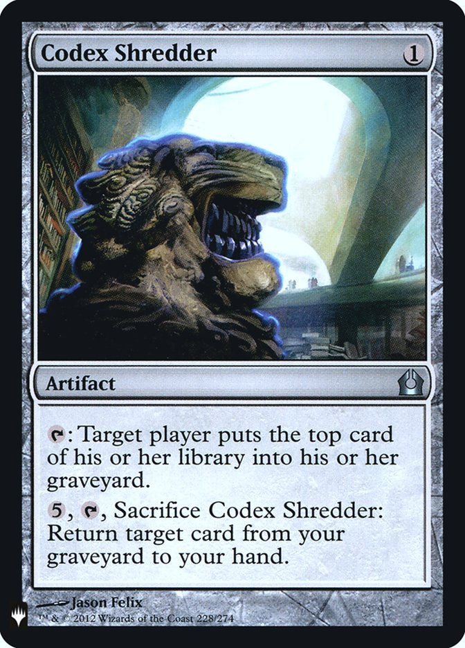 Codex Shredder [Mystery Booster] | Silver Goblin