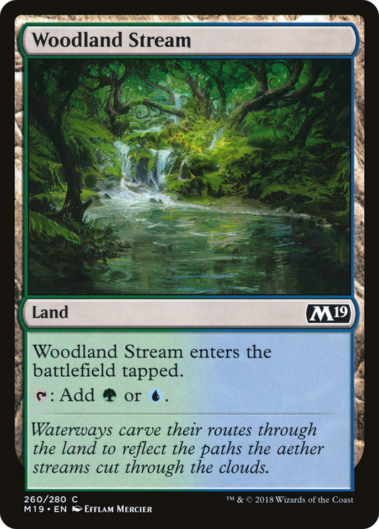 Woodland Stream [Core Set 2019] Foil