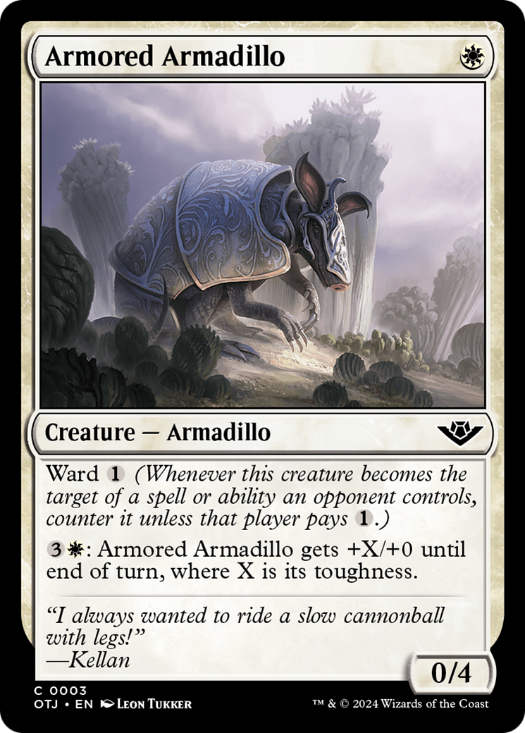 Armored Armadillo [Outlaws of Thunder Junction] | Silver Goblin