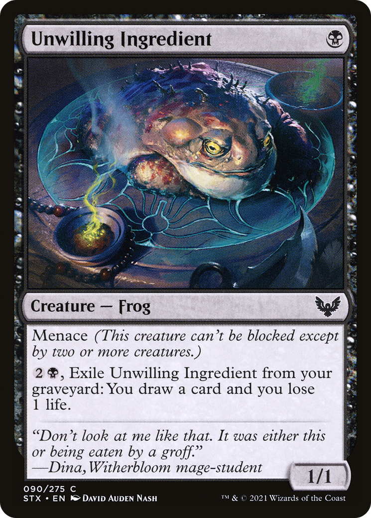 Unwilling Ingredient [Strixhaven: School of Mages] Foil