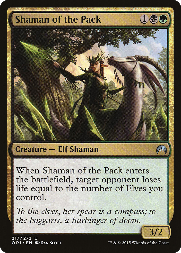 Shaman of the Pack [Magic Origins] Foil