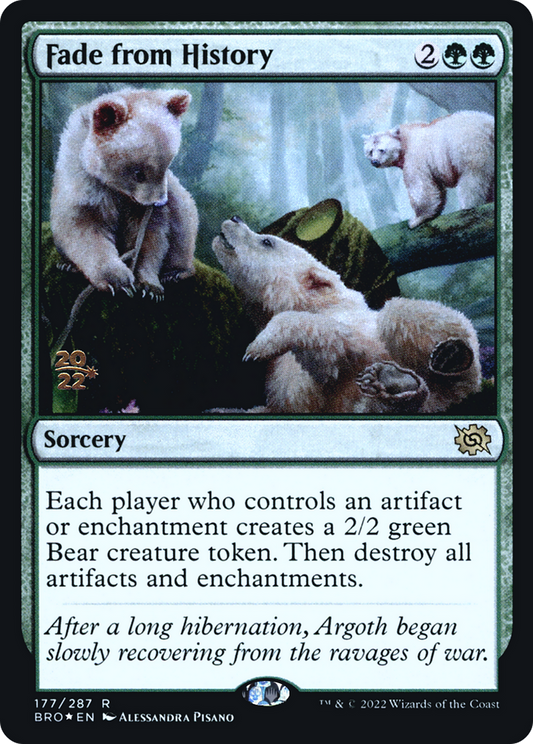Fade from History [The Brothers' War Prerelease Promos]