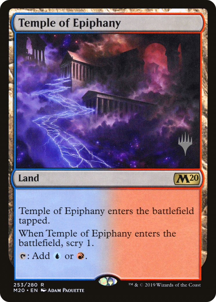 Temple of Epiphany (Promo Pack) [Core Set 2020 Promos] Foil