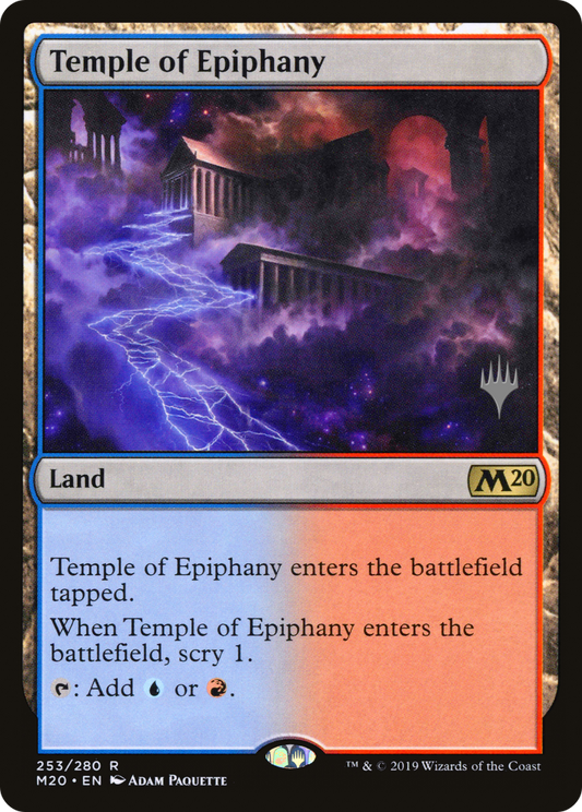 Temple of Epiphany (Promo Pack) [Core Set 2020 Promos] Foil