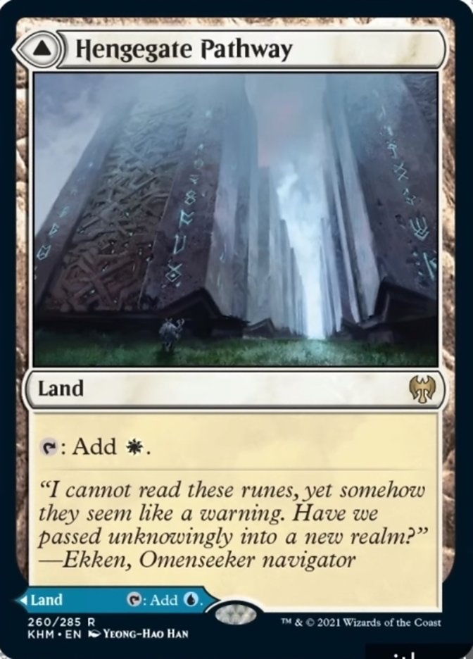 Hengegate Pathway // Mistgate Pathway [Kaldheim] Foil