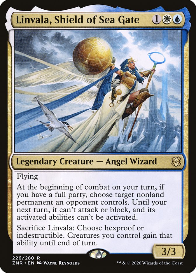 Linvala, Shield of Sea Gate [Zendikar Rising] | Silver Goblin