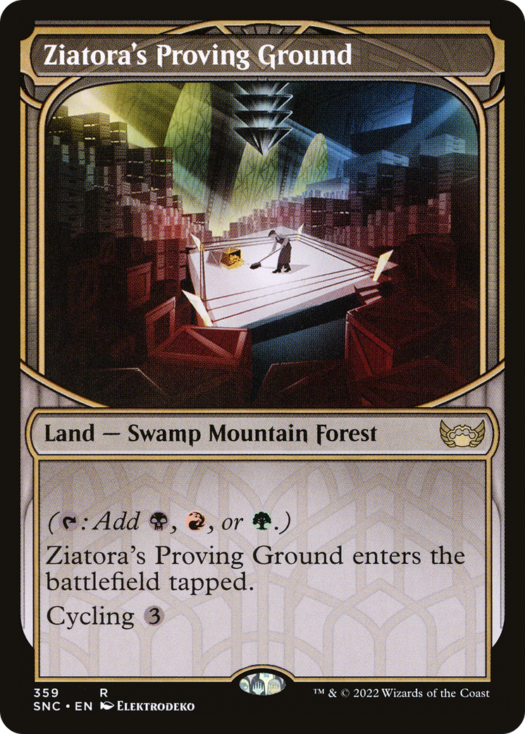 Ziatora's Proving Ground (Showcase Skyscraper) [Streets of New Capenna] Foil