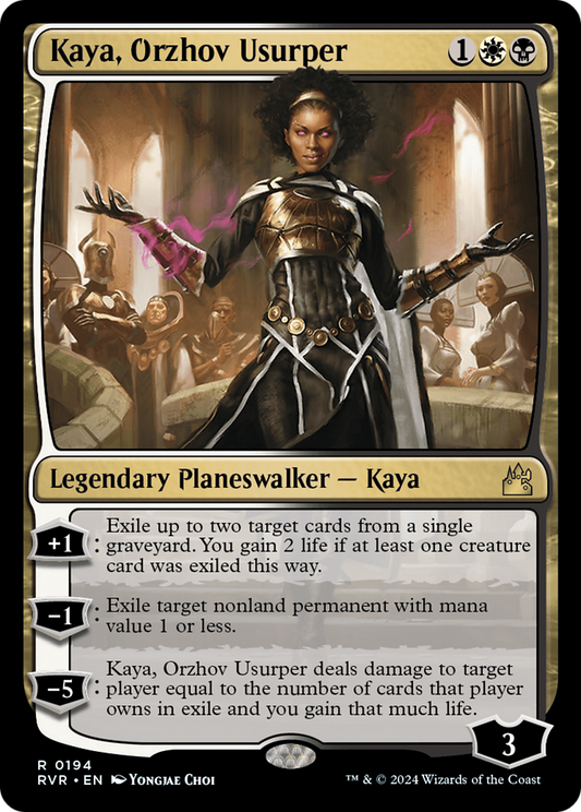 Kaya, Orzhov Usurper [Ravnica Remastered] Foil