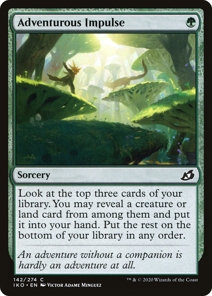 Adventurous Impulse [Ikoria: Lair of Behemoths] Foil