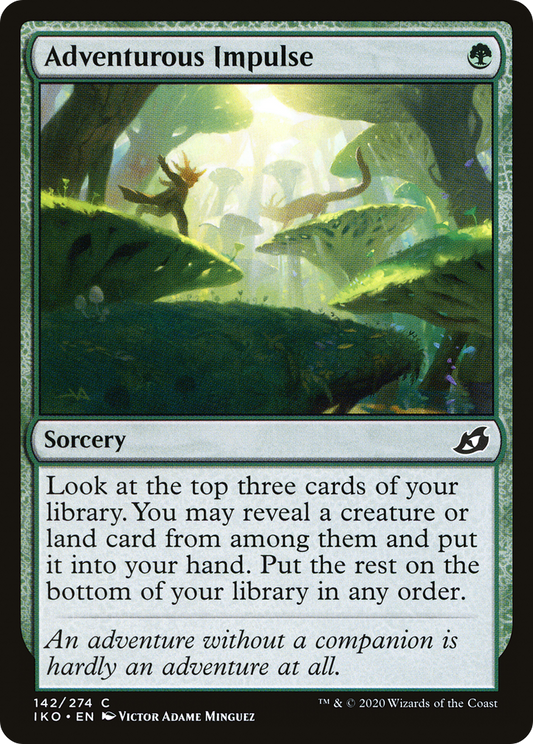 Adventurous Impulse [Ikoria: Lair of Behemoths] Foil