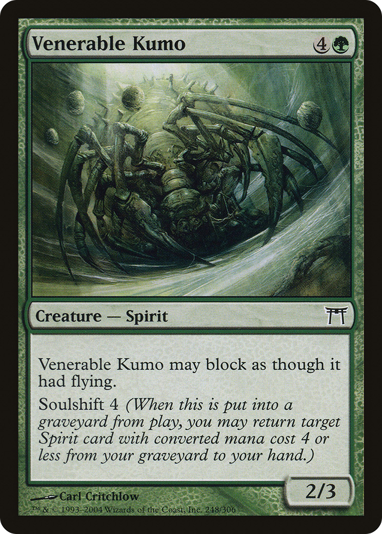 Venerable Kumo (248) Foil - Champions of Kamigawa