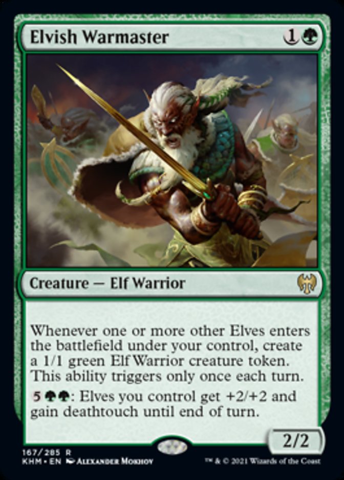 Elvish Warmaster [Kaldheim] | Silver Goblin