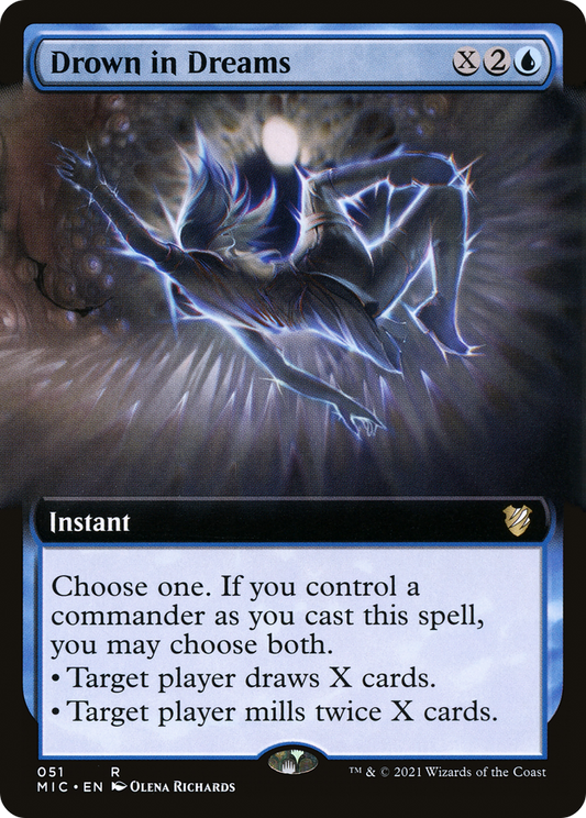 Drown in Dreams (Extended Art) [Innistrad: Midnight Hunt Commander]