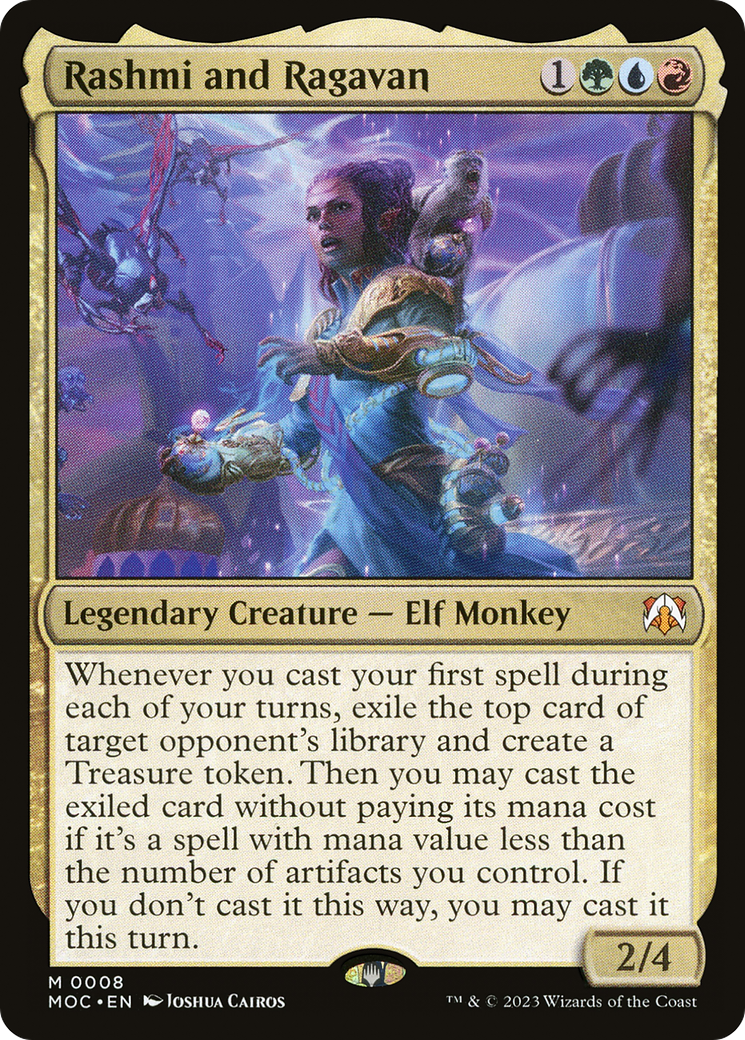 Rashmi and Ragavan [March of the Machine Commander] Foil