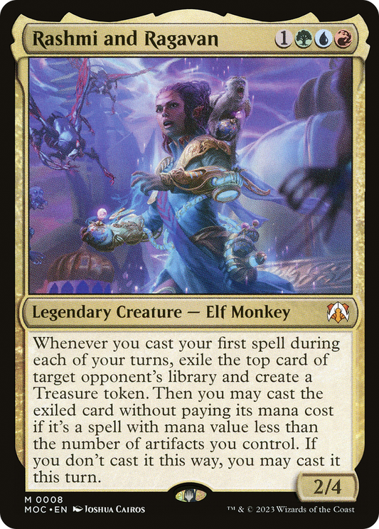 Rashmi and Ragavan [March of the Machine Commander] Foil