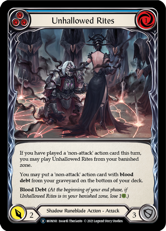 Unhallowed Rites (Blue) Unlimited Edition  (MON161) - Monarch