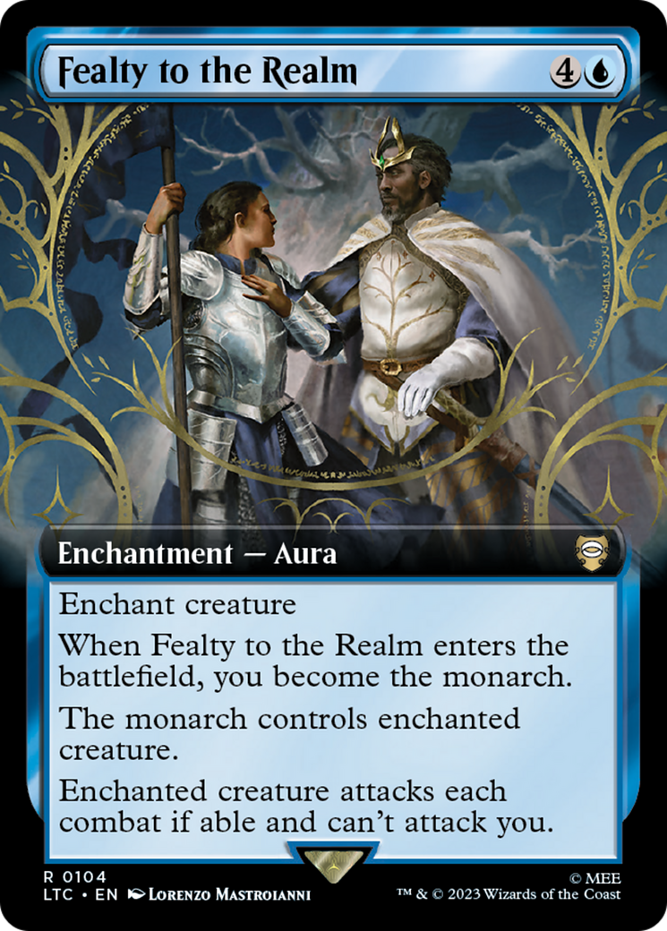 Fealty to the Realm (Extended Art) [The Lord of the Rings: Tales of Middle-Earth Commander] | Silver Goblin