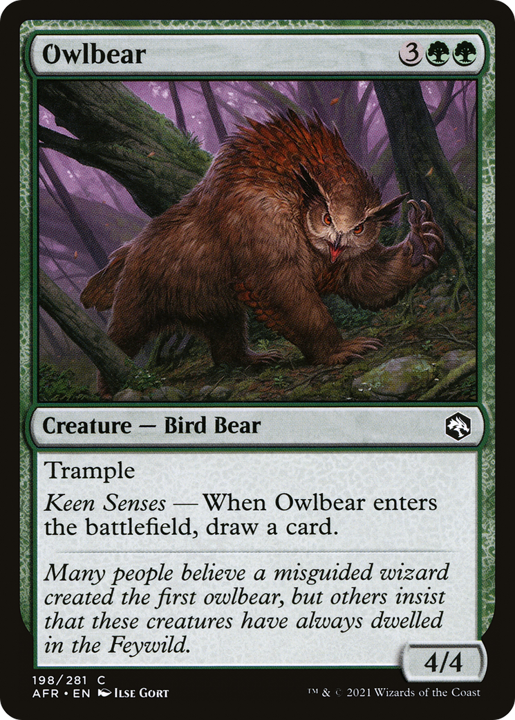 Owlbear [Dungeons & Dragons: Adventures in the Forgotten Realms] | Silver Goblin