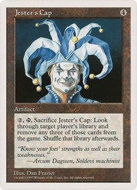 Jester's Cap (Oversized) [Oversize Cards] | Silver Goblin