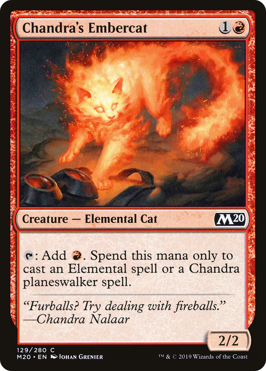 Chandra's Embercat [Core Set 2020] Foil