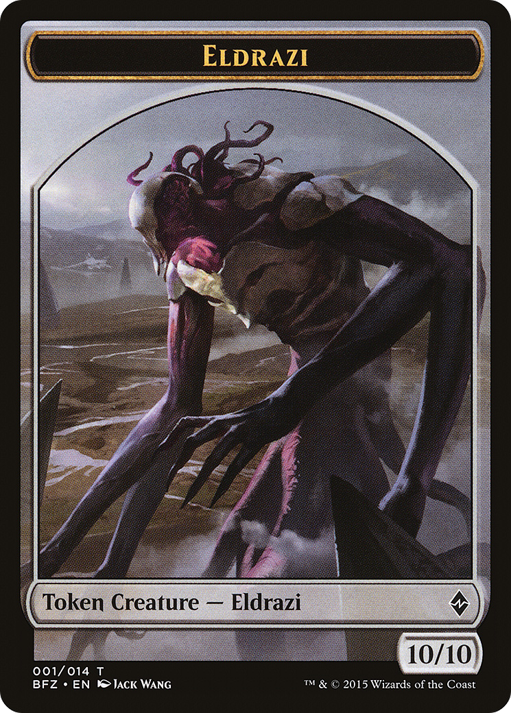 Eldrazi Token [Battle for Zendikar Tokens] | Silver Goblin