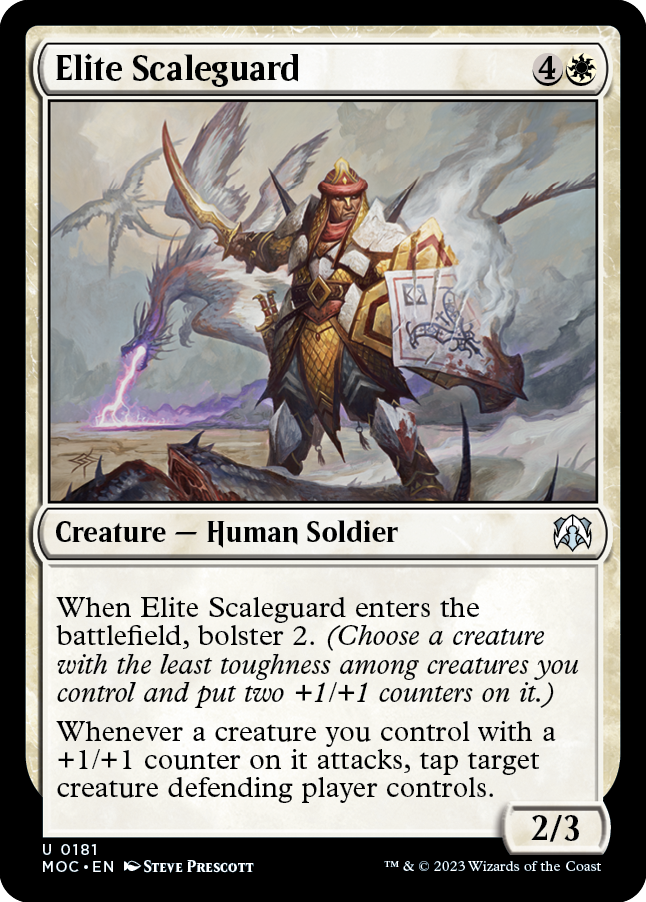 Elite Scaleguard [March of the Machine Commander] | Silver Goblin