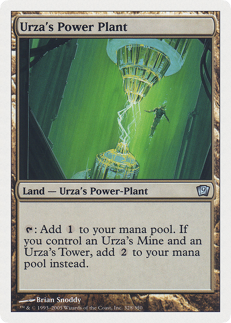 Urza's Power Plant (328) Foil - Ninth Edition