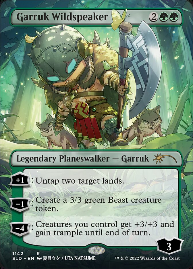 Garruk Wildspeaker (Borderless) [Secret Lair Drop Series] | Silver Goblin
