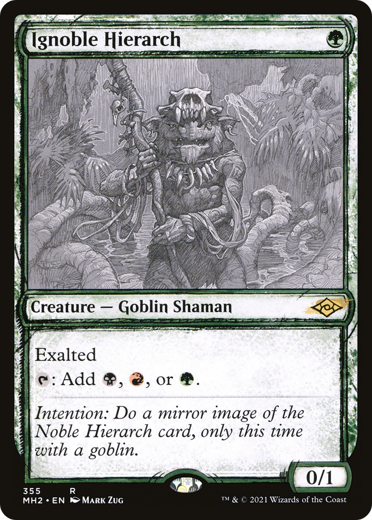 Ignoble Hierarch (Sketch) [Modern Horizons 2] | Silver Goblin