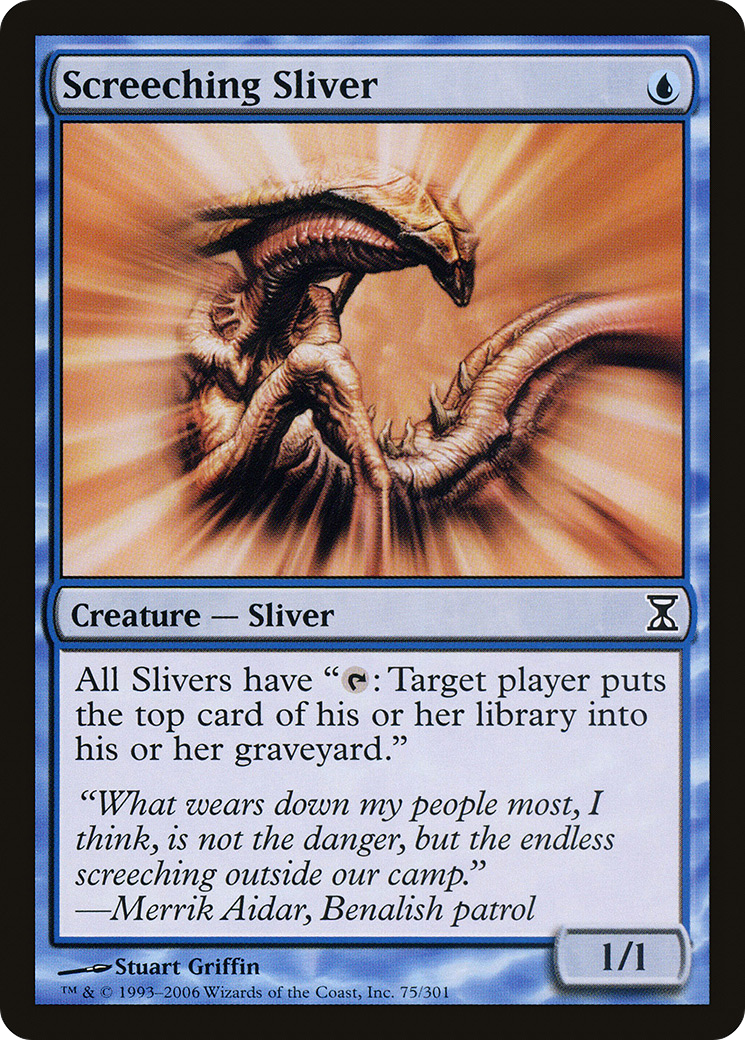 Screeching Sliver [Time Spiral] Foil