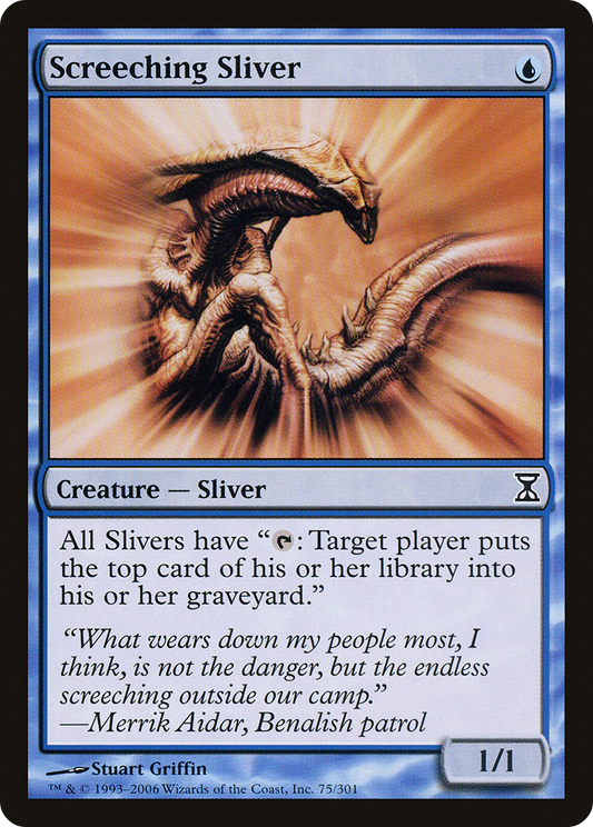 Screeching Sliver [Time Spiral] Foil