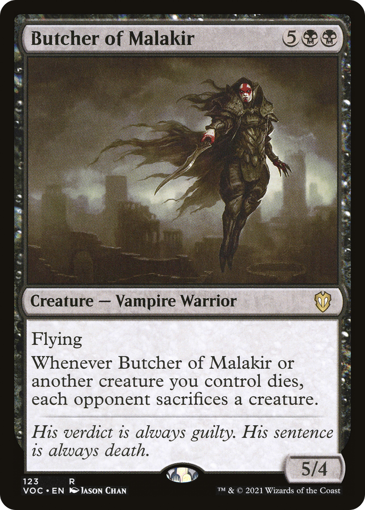 Butcher of Malakir [Innistrad: Crimson Vow Commander] | Silver Goblin