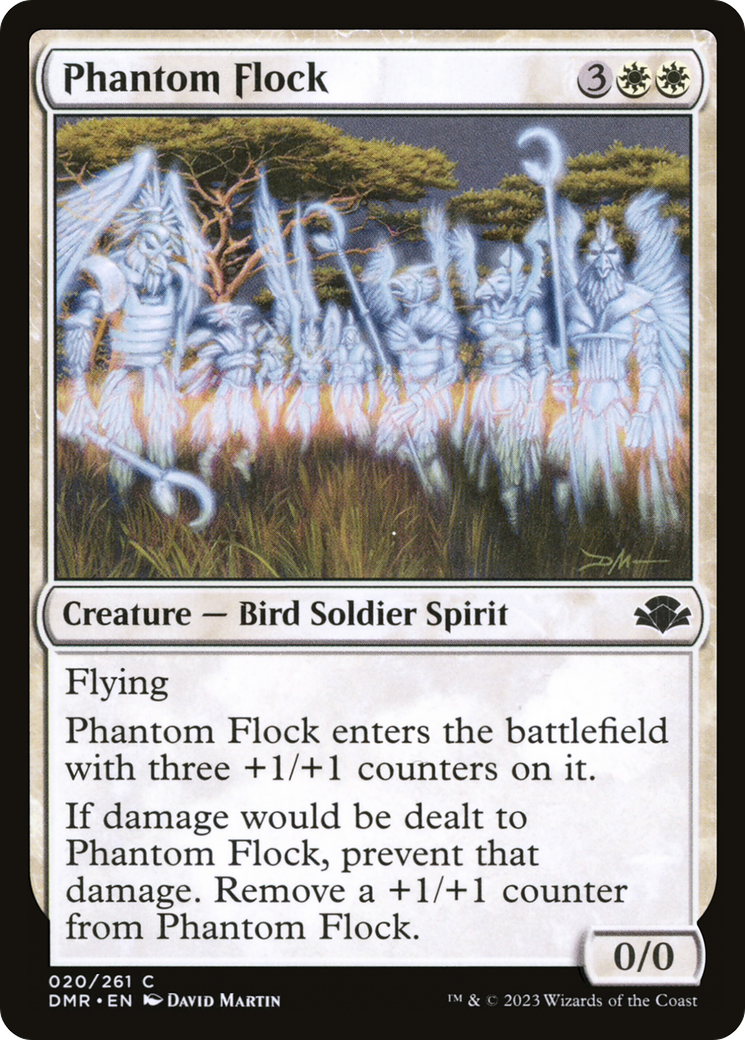 Phantom Flock [Dominaria Remastered] Foil