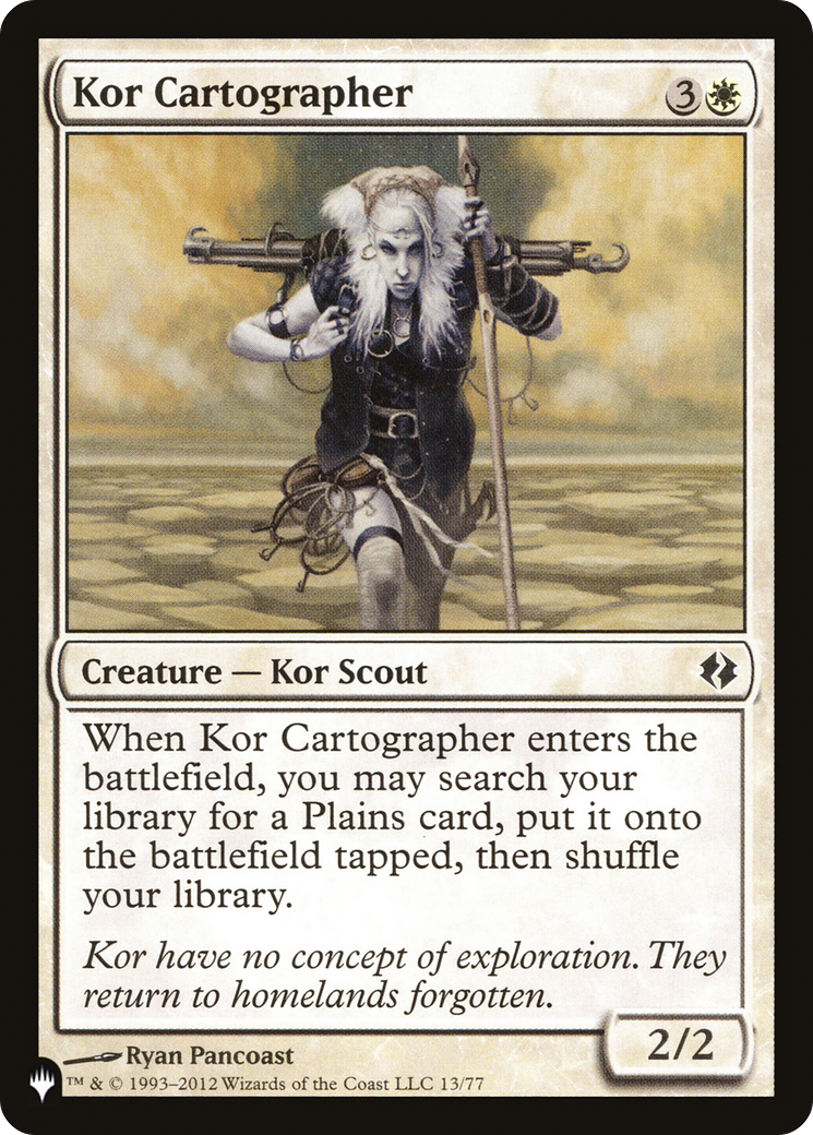 Kor Cartographer [The List Reprints] | Silver Goblin