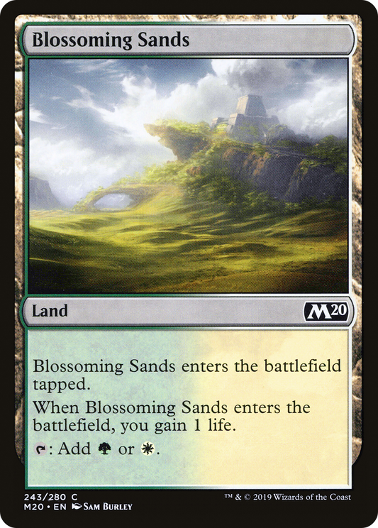 Blossoming Sands [Core Set 2020] Foil