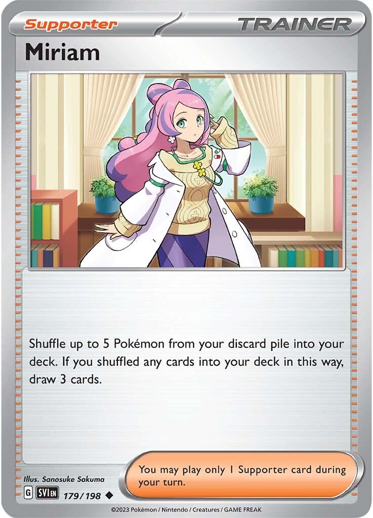 Miriam (179/198) [Scarlet & Violet: Base Set] | Silver Goblin