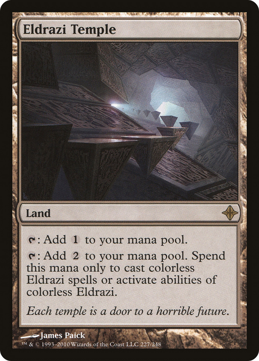 Eldrazi Temple [Rise of the Eldrazi] Foil