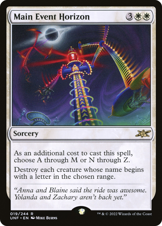 Main Event Horizon [Unfinity] Foil