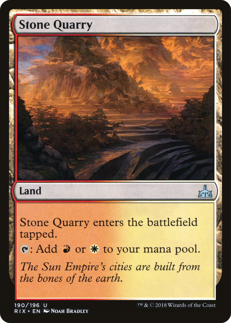 Stone Quarry (190) Foil - Rivals of Ixalan
