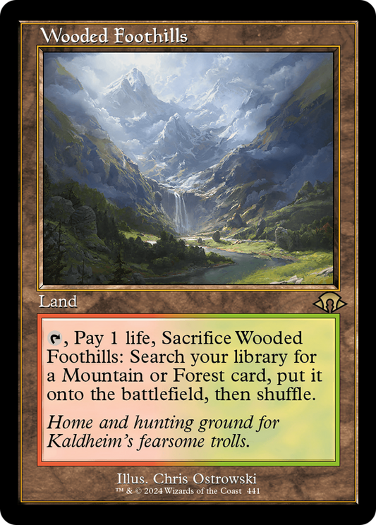 Wooded Foothills (Retro) [Modern Horizons 3] Foil