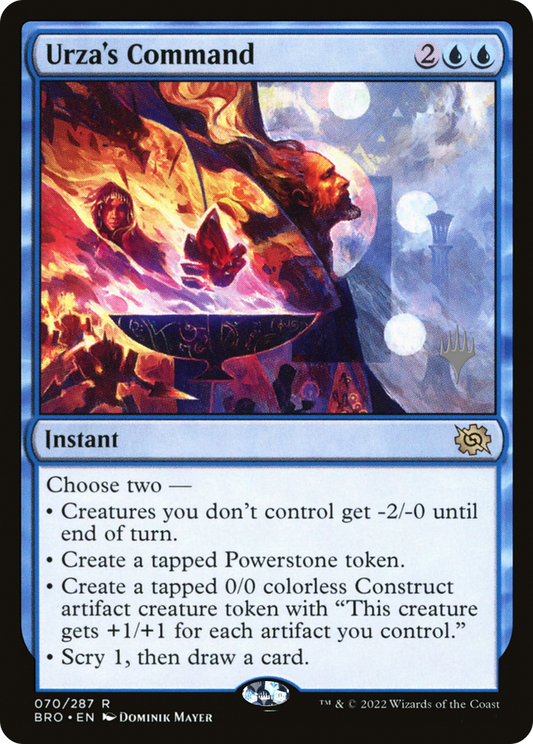 Urza's Command (Promo Pack) [The Brothers' War Promos] Foil