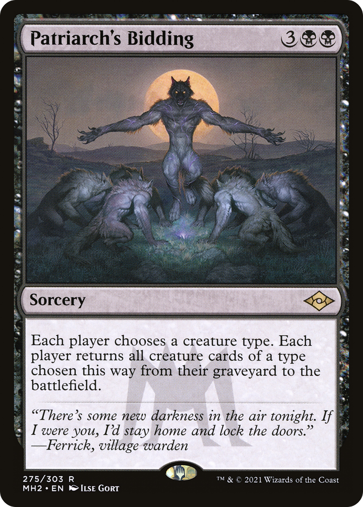 Patriarch's Bidding [Modern Horizons 2] Foil